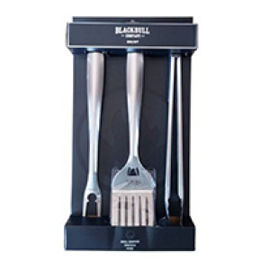 Set Parrillero 3 Piezas Black Bull Cocina Bbq Asado